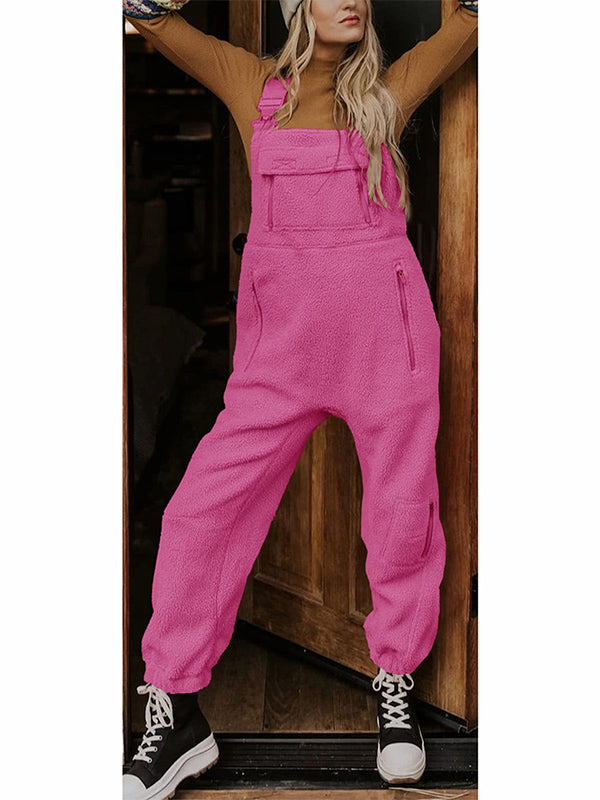 Lila™ Comfortable Fleece Overalls