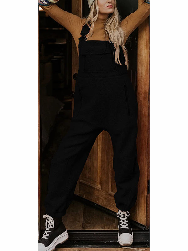 Lila™ Comfortable Fleece Overalls