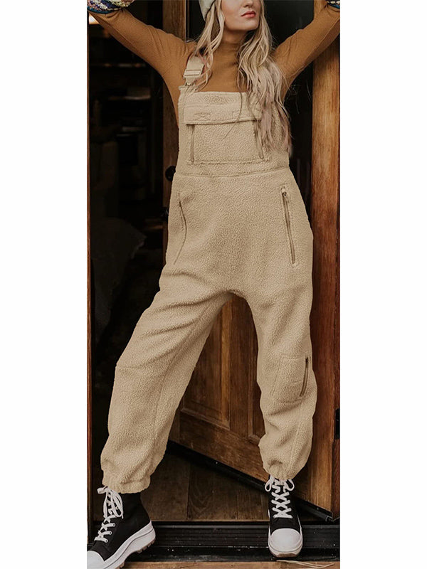 Lila™ Comfortable Fleece Overalls