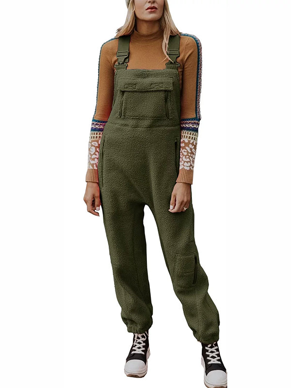 Lila™ Comfortable Fleece Overalls