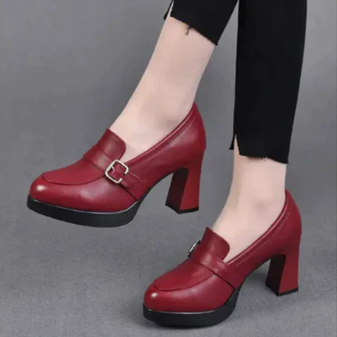 Elliot™ Block-Heeled Loafers