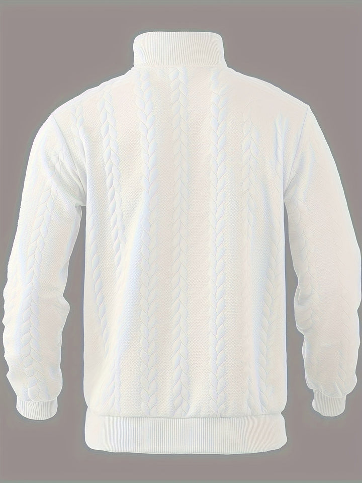 Lennox™ Textured Zip-Up Pullover