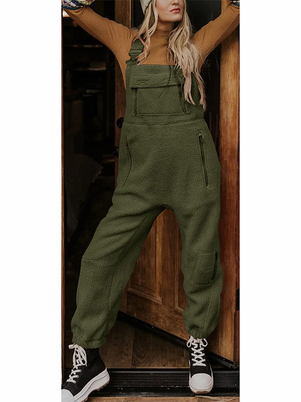 Lila™ Comfortable Fleece Overalls