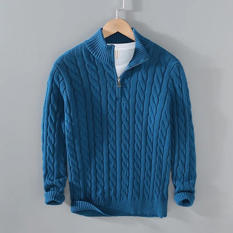 Maverick™ Cable-Knit Half-Zip Sweater