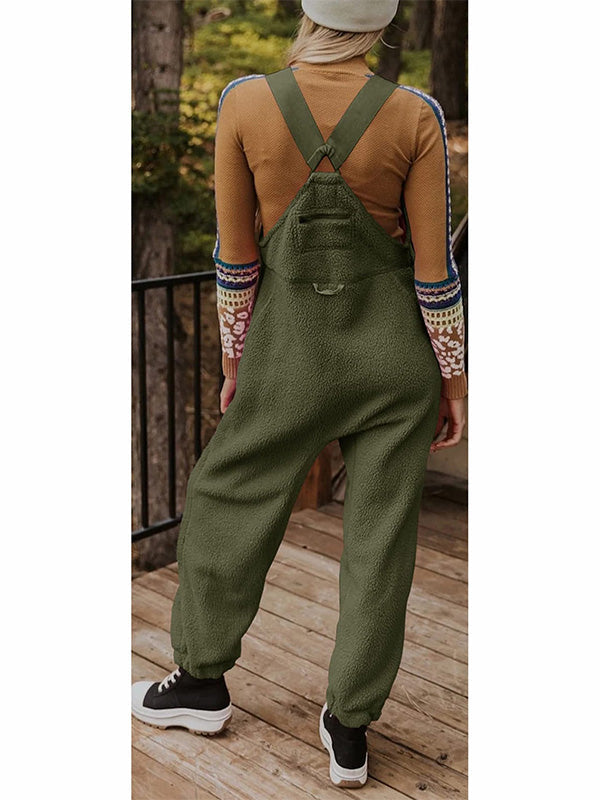 Lila™ Comfortable Fleece Overalls