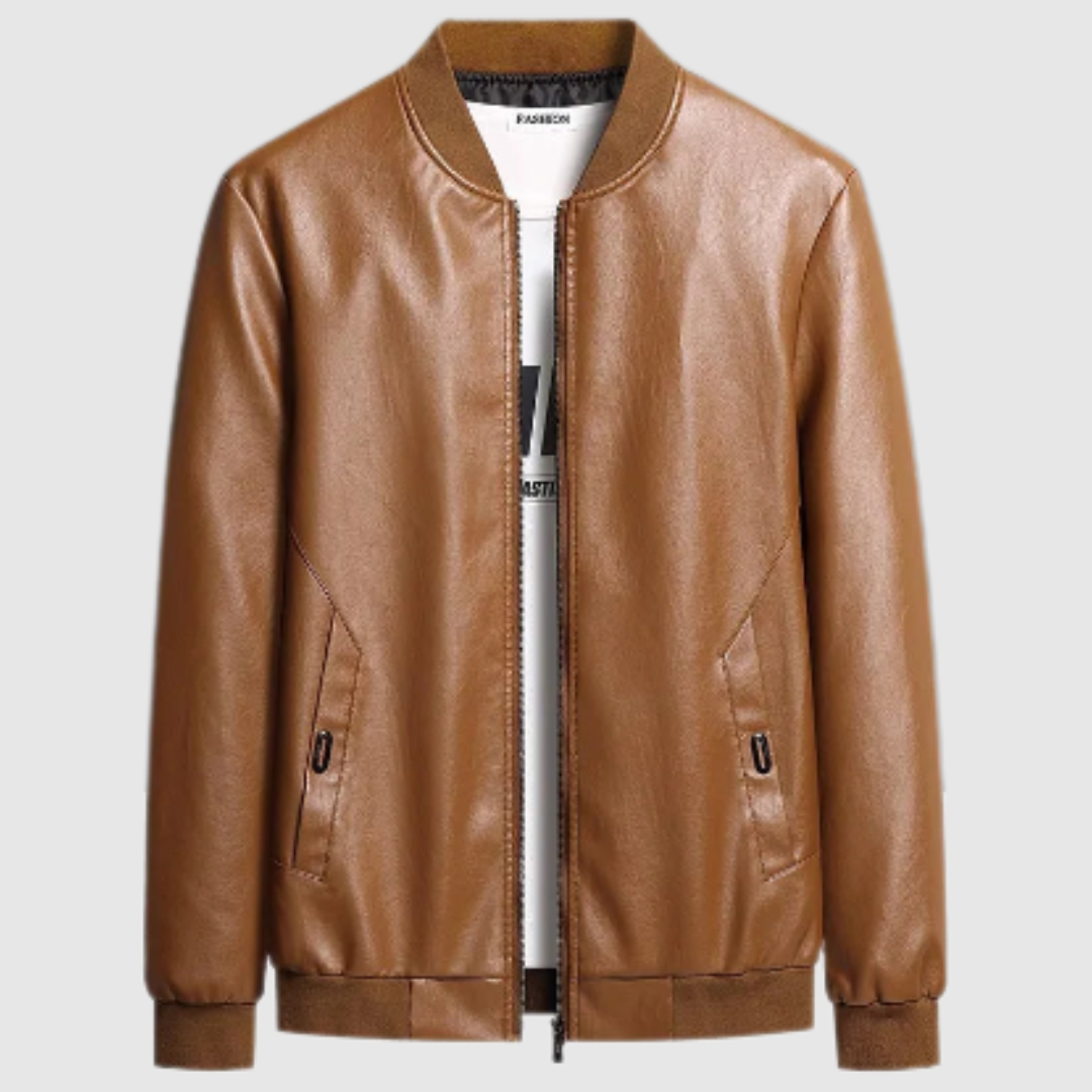 John™ Casual Leather Jacket