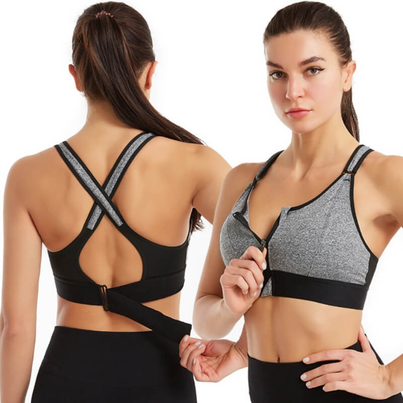 FitAria™ Sports Bra With Front Zipper