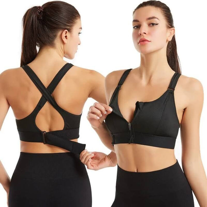 FitAria™ Sports Bra With Front Zipper