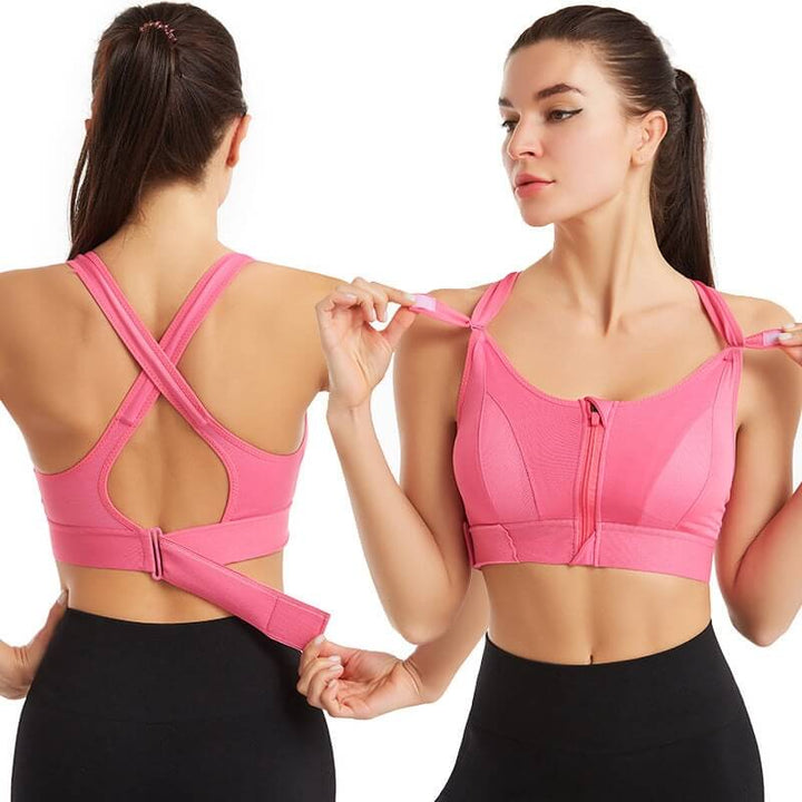 FitAria™ Sports Bra With Front Zipper