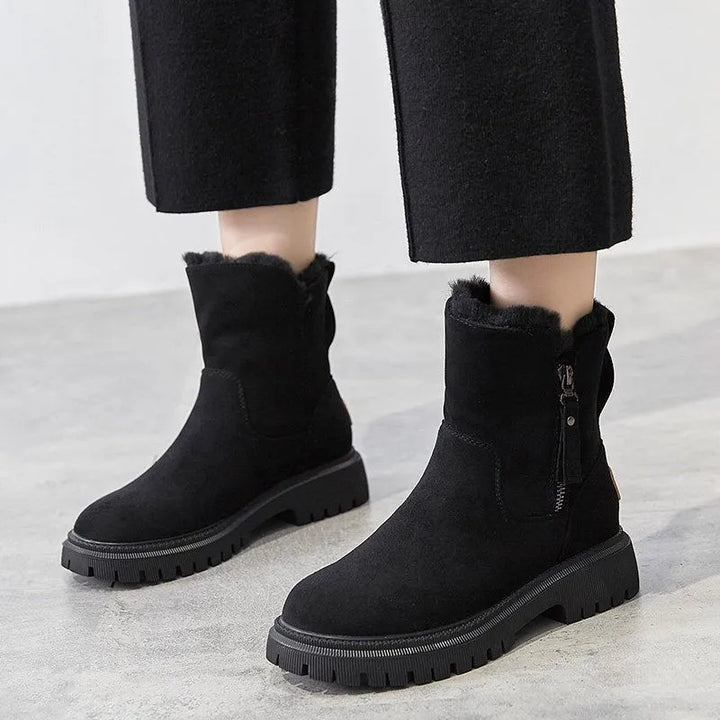 Daphne™ Stylish Fur-Lined Ankle Boots