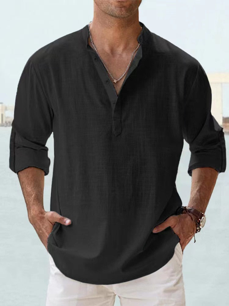 Logan™ Linen Shirt (Buy 1, Get 1 Free)