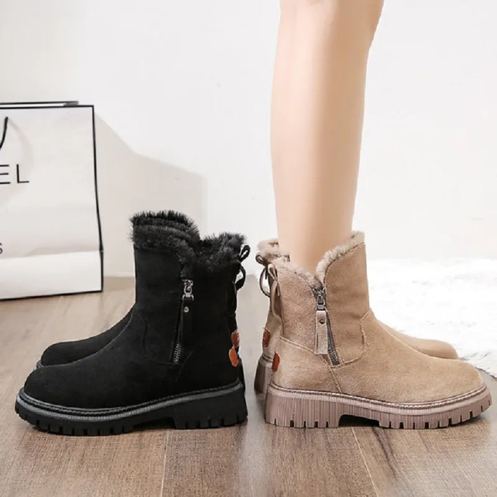 Daphne™ Stylish Fur-Lined Ankle Boots