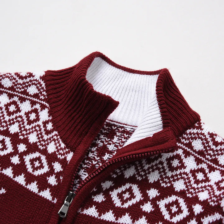 Damon™ Festive Nordic Cardigan