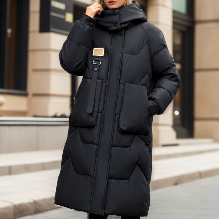 Celeste™ Long Hooded Puffer Coat