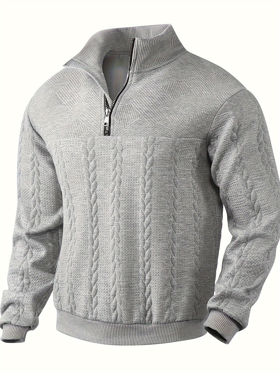 Lennox™ Textured Zip-Up Pullover