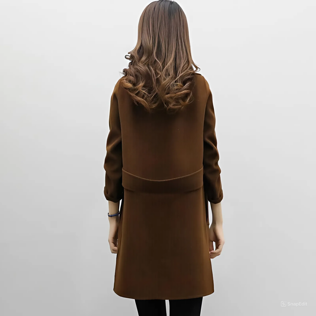 Selene™ Casual Double-Breasted Coat