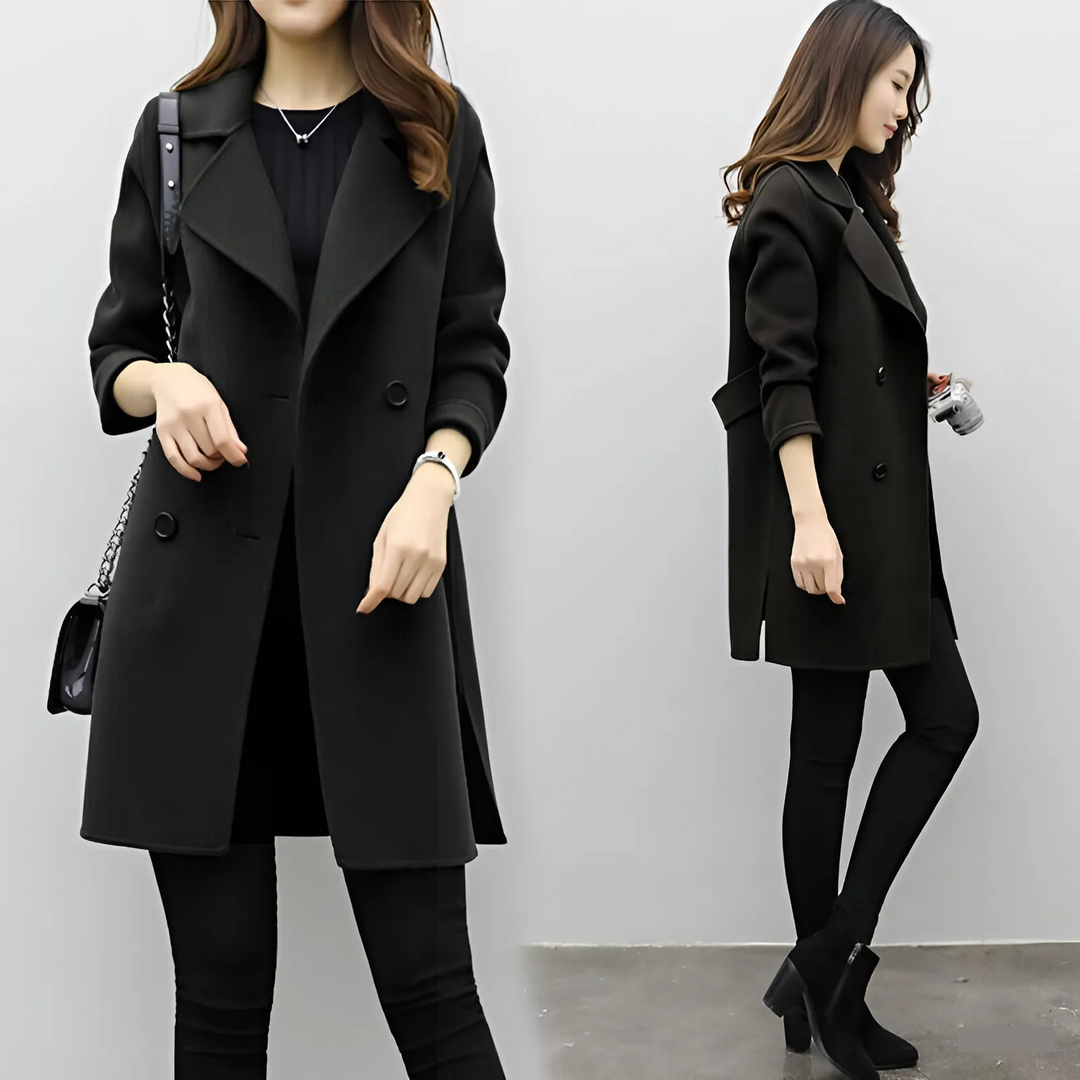 Selene™ Casual Double-Breasted Coat