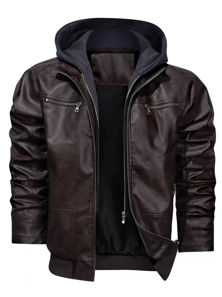 Chandler™ Hooded Biker Jacket