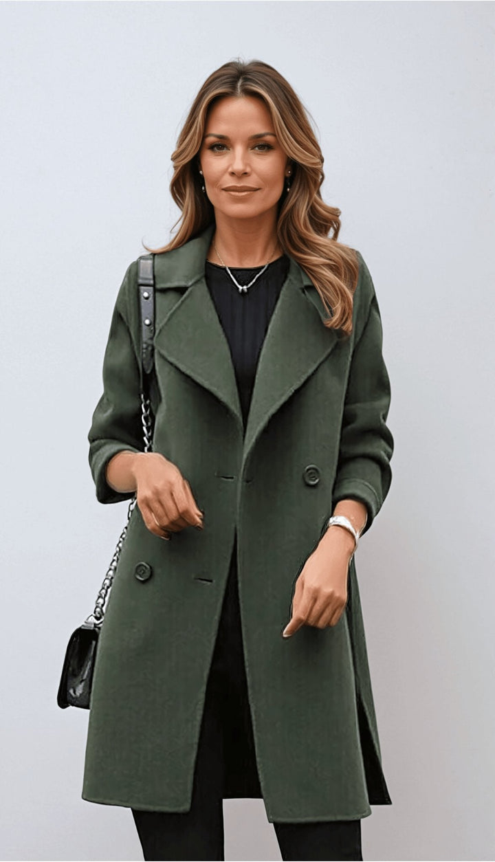 Selene™ Casual Double-Breasted Coat