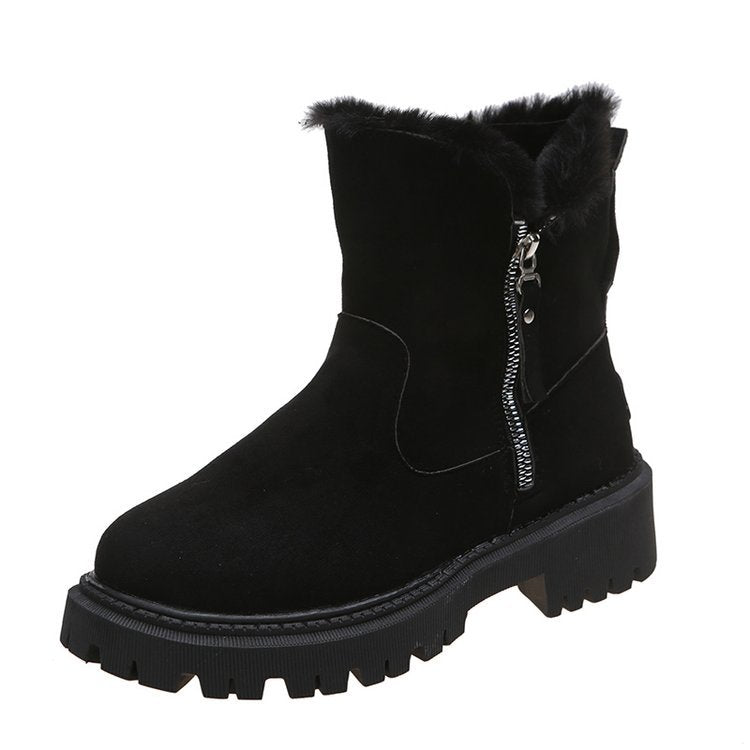 Daphne™ Stylish Fur-Lined Ankle Boots