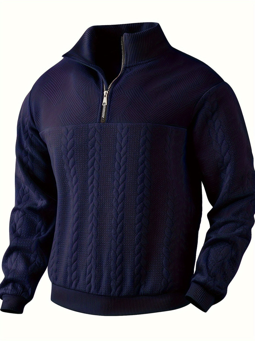 Lennox™ Textured Zip-Up Pullover