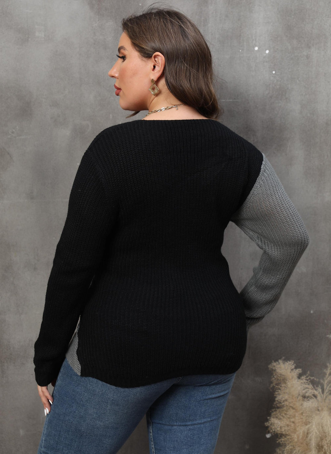 Eleanor™ Wrap-Style Knit Sweater