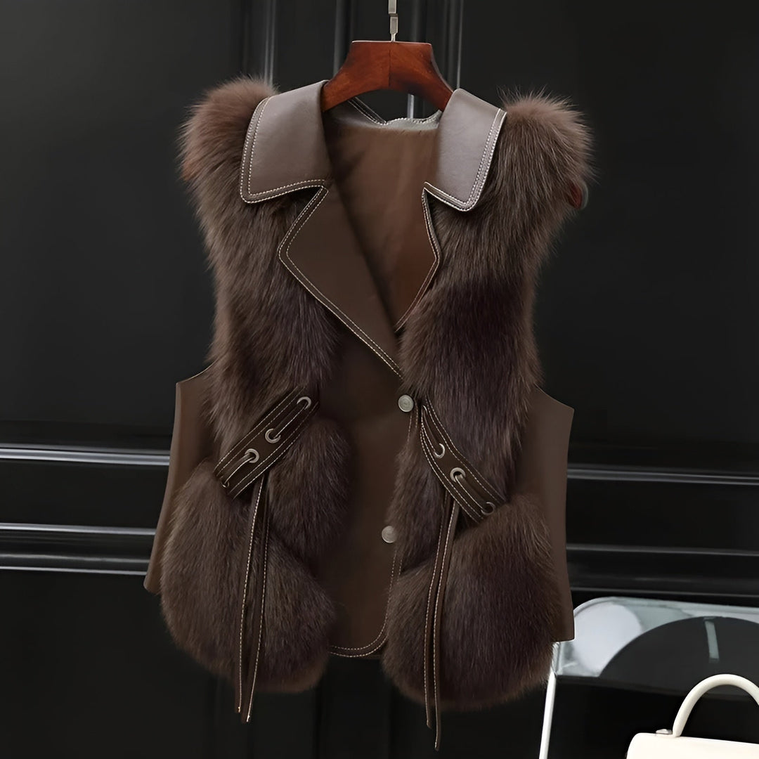 Kaia™ Warm Fur-Trimmed Vest