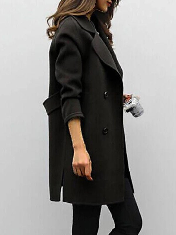 Selene™ Casual Double-Breasted Coat